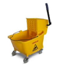 Cubeta con exprimidor